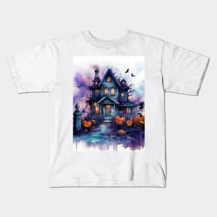 Halloween Spooky Fun Pattern #2 Kids T-Shirt